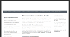 Desktop Screenshot of fortlauderdaleads.com
